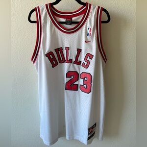 Vintage Michael Jordan Chicago Bulls Nike Swingman Rookie 8403 Jersey Size XL +2